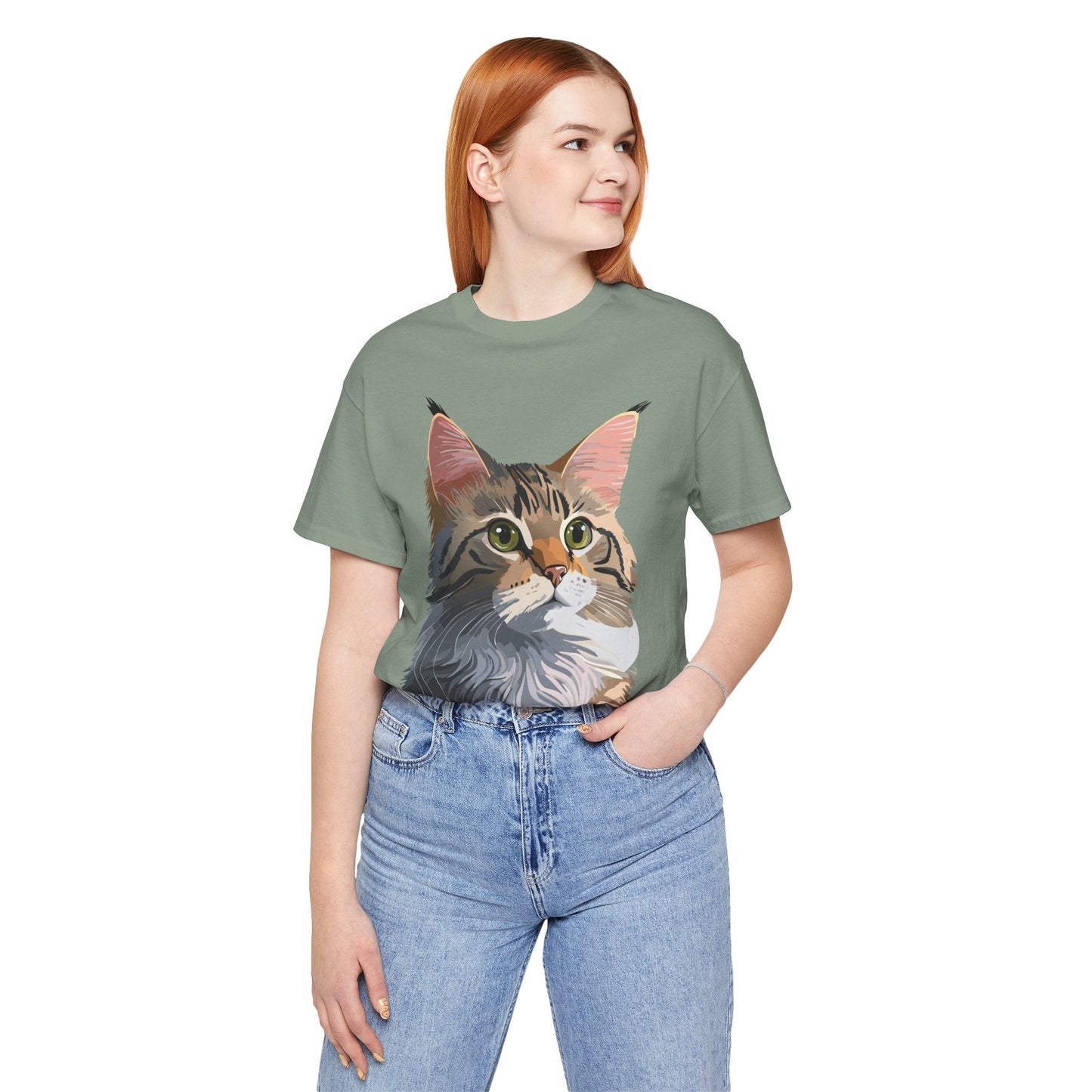 Unisex Animal Shirt Art Design Tee With Wild Animals Short Sleeve Comfort Wear Everyday