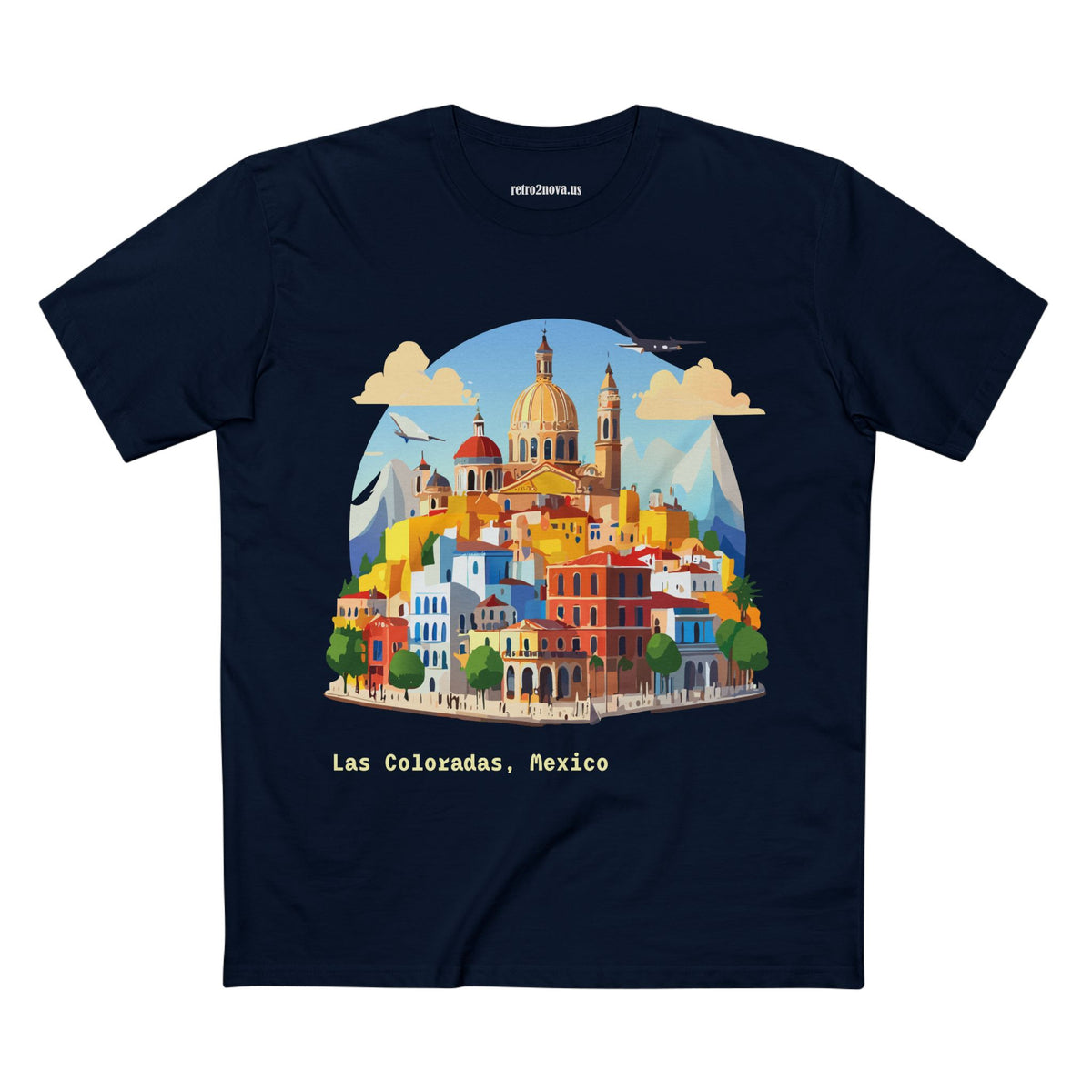 Las Coloradas Mexico Cityscape tee | Travel souvenir tee
