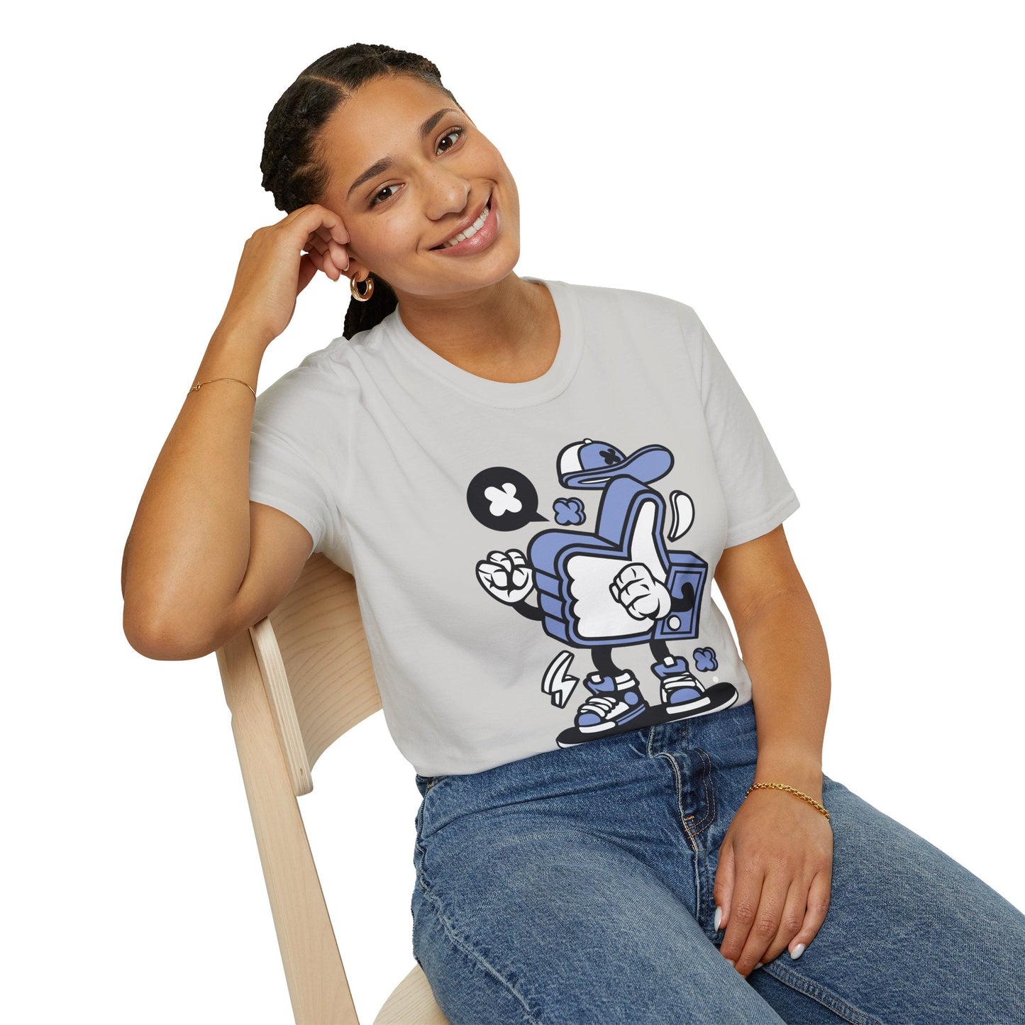 Cartoon T Shirt Animation Tee Funny Graphic Tee For Unisex Gildan Softstyle 64000 Cotton
