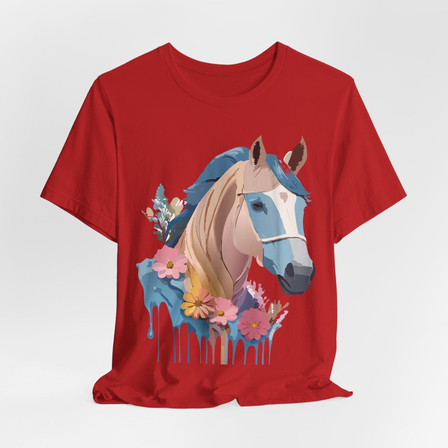 Horse Graphic Unisex 100 Cotton Vintage Animal Art T-Shirt 12