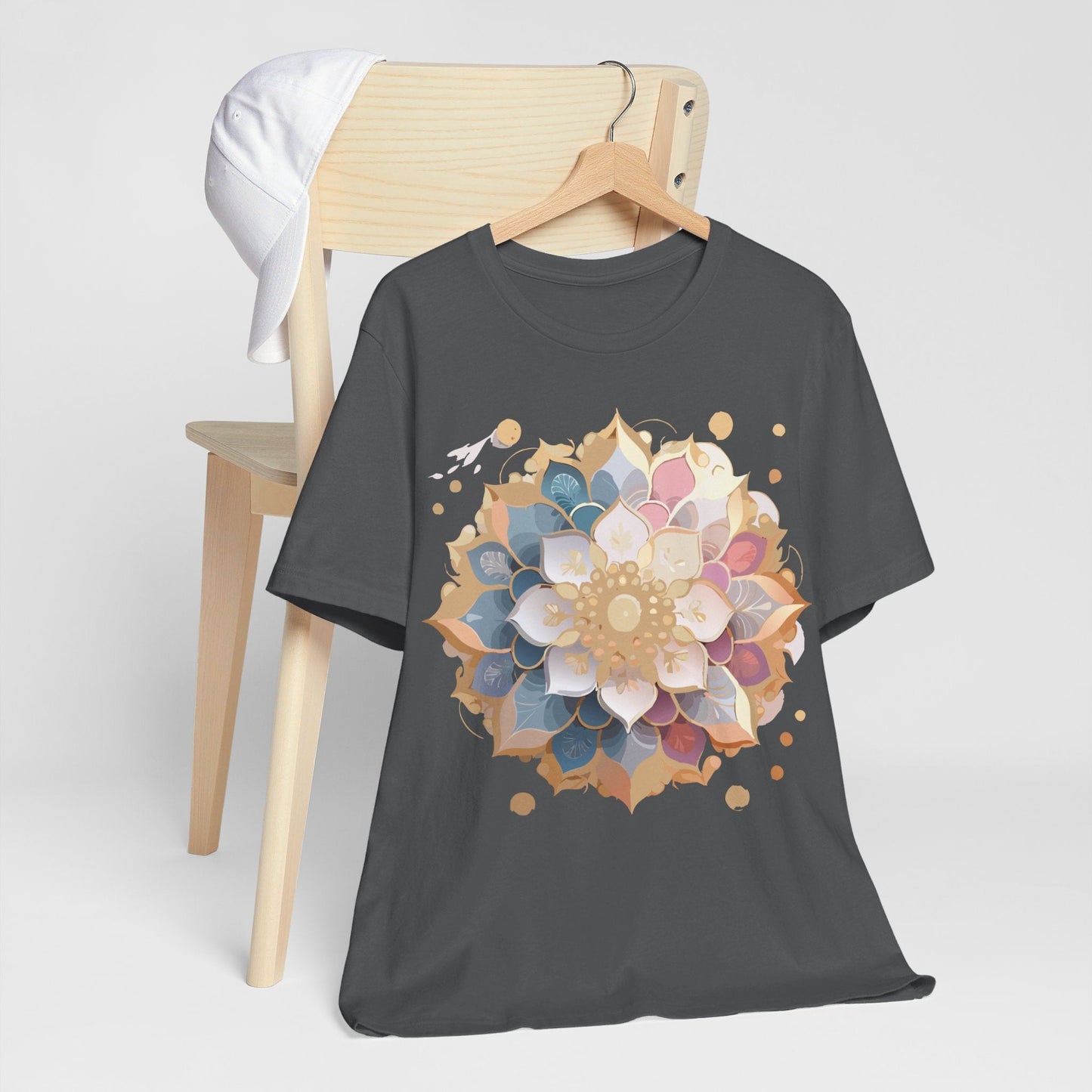 Mandala Graphic Tee Unisex Jersey Short Sleeve From Adelpha Vintage Inspired Artwork