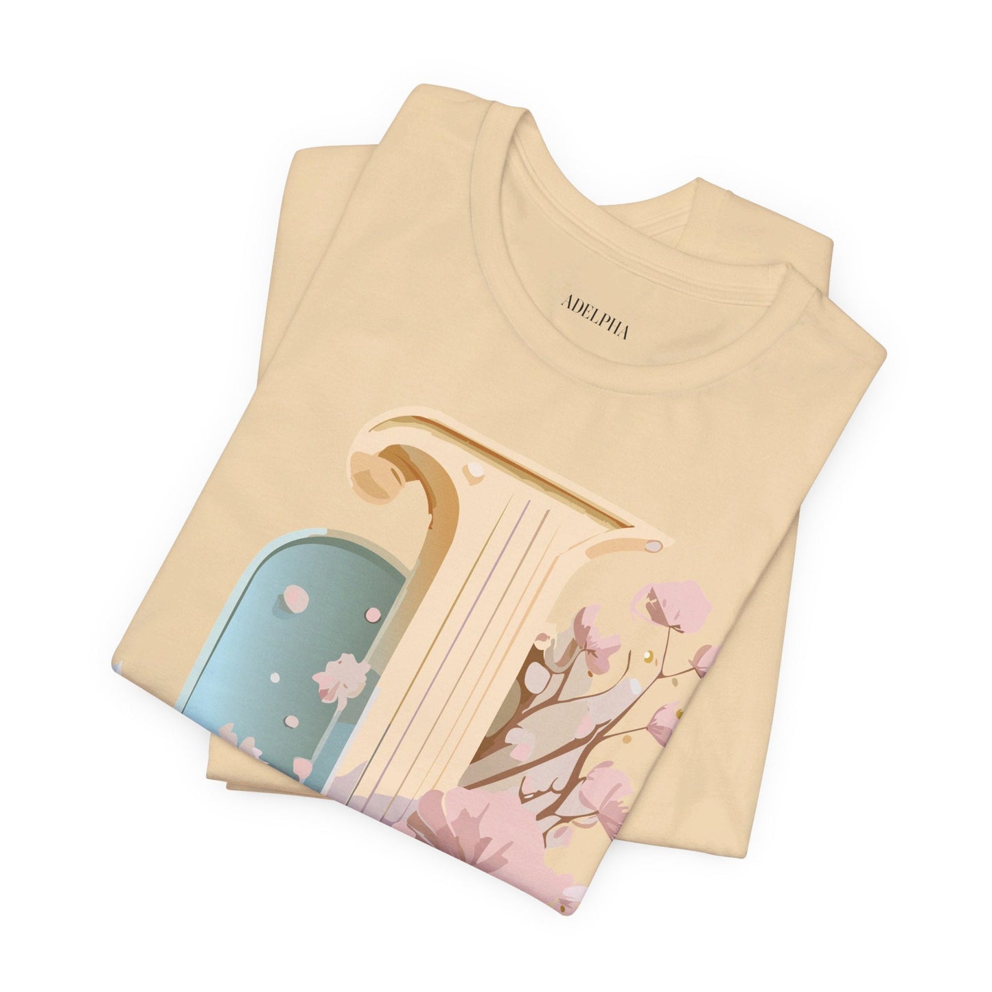 Letter J Shirt Unisex Graphic Tee Adelpha Vintage Inspired Artwork Design Short Sleeve