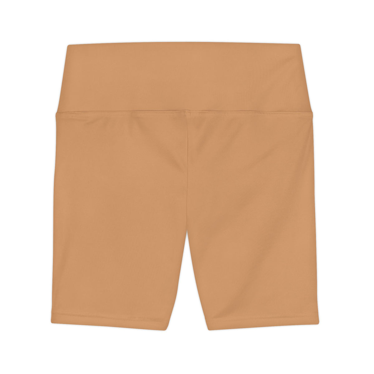 Light Bronze Women’s Workout Shorts — High-Waist Biker Shorts for Yoga, Running & Gym