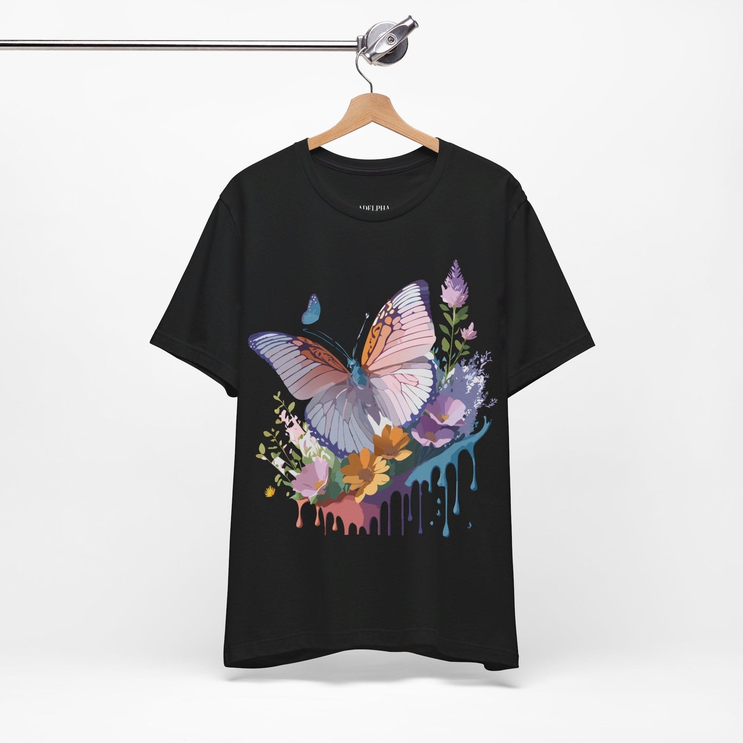 Butterfly Graphic Tee Unisex Adelpha Vintage Inspired Art Design Tee