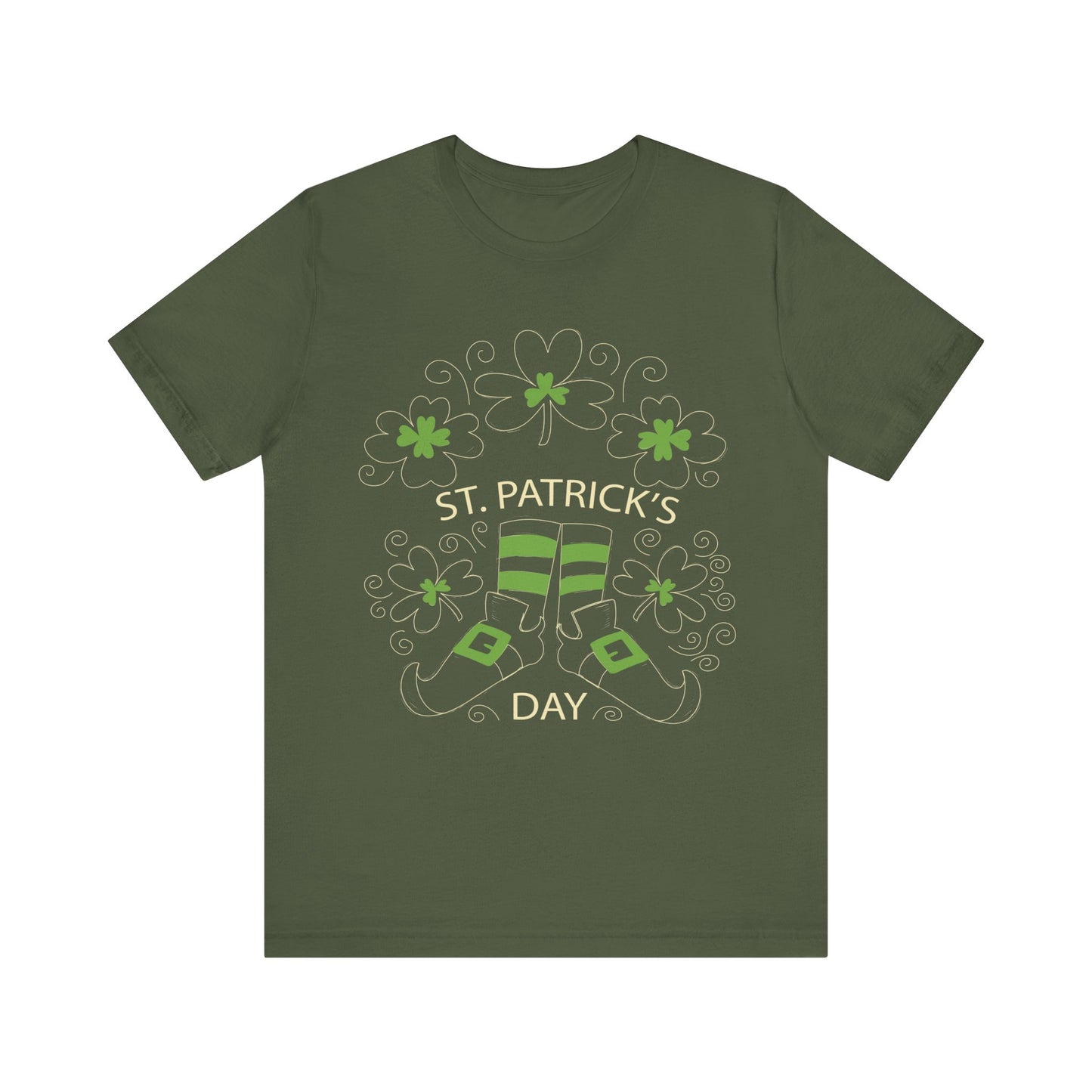 Unisex Cotton Tee Shirt with Lucky Prints