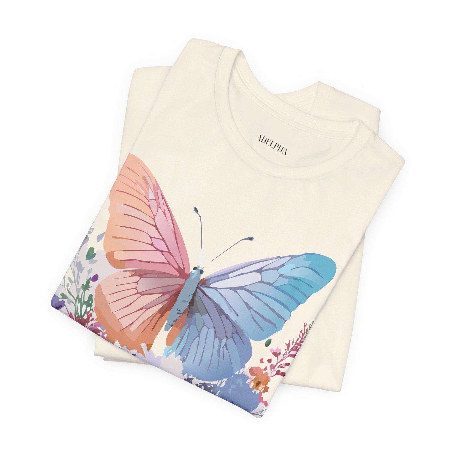 Butterfly Graphic T Shirt Unisex Adelpha Artwork Tee Vintage Style