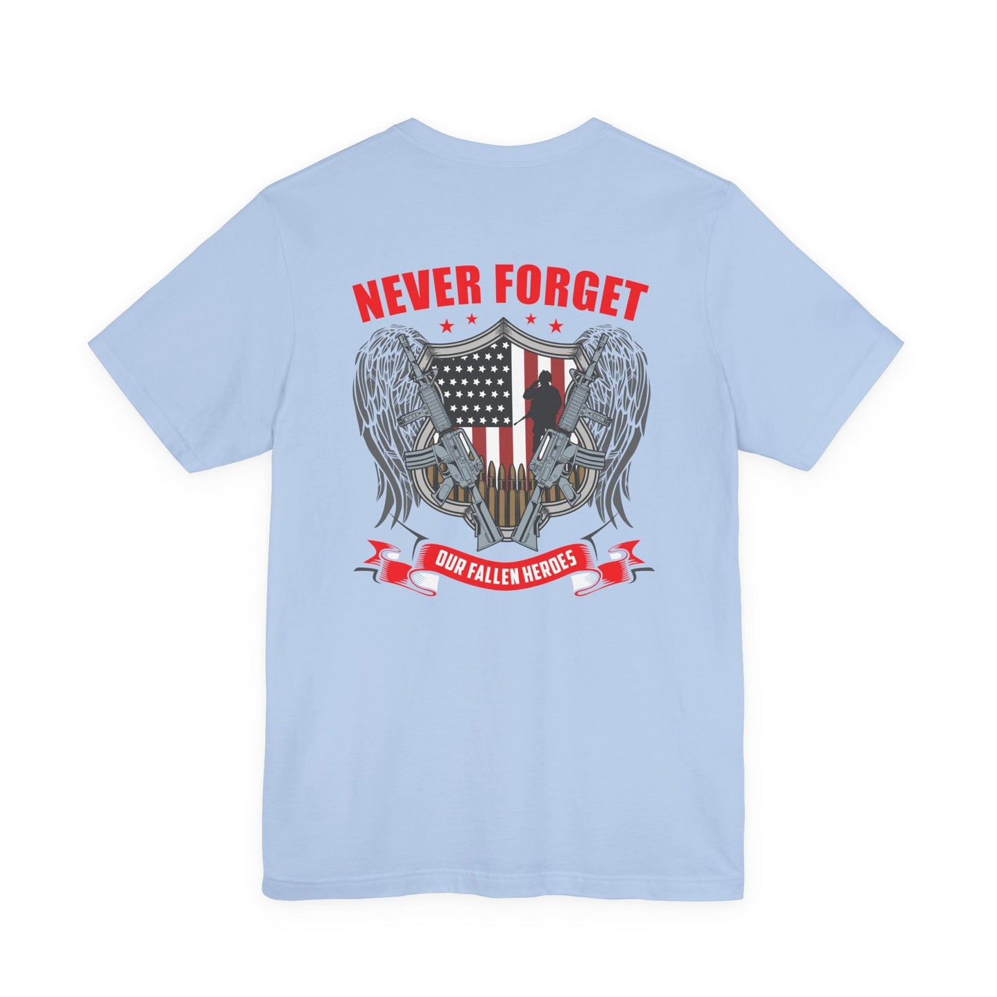 Army Veteran Patriotic Graphic Design Unisex Cotton T-Shirt v39