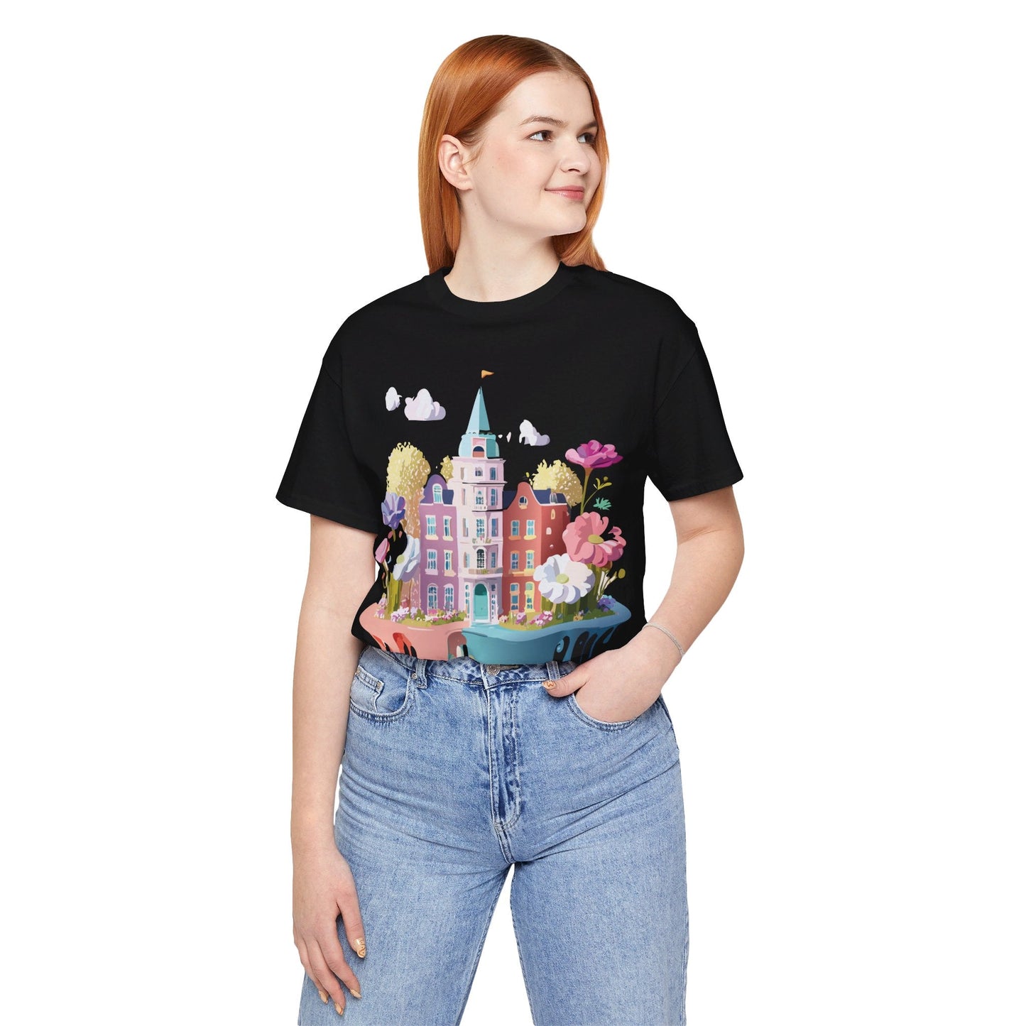 Amsterdam Tourist Unisex Graphic Tee Vintage Inspired Artwork Art Design By
