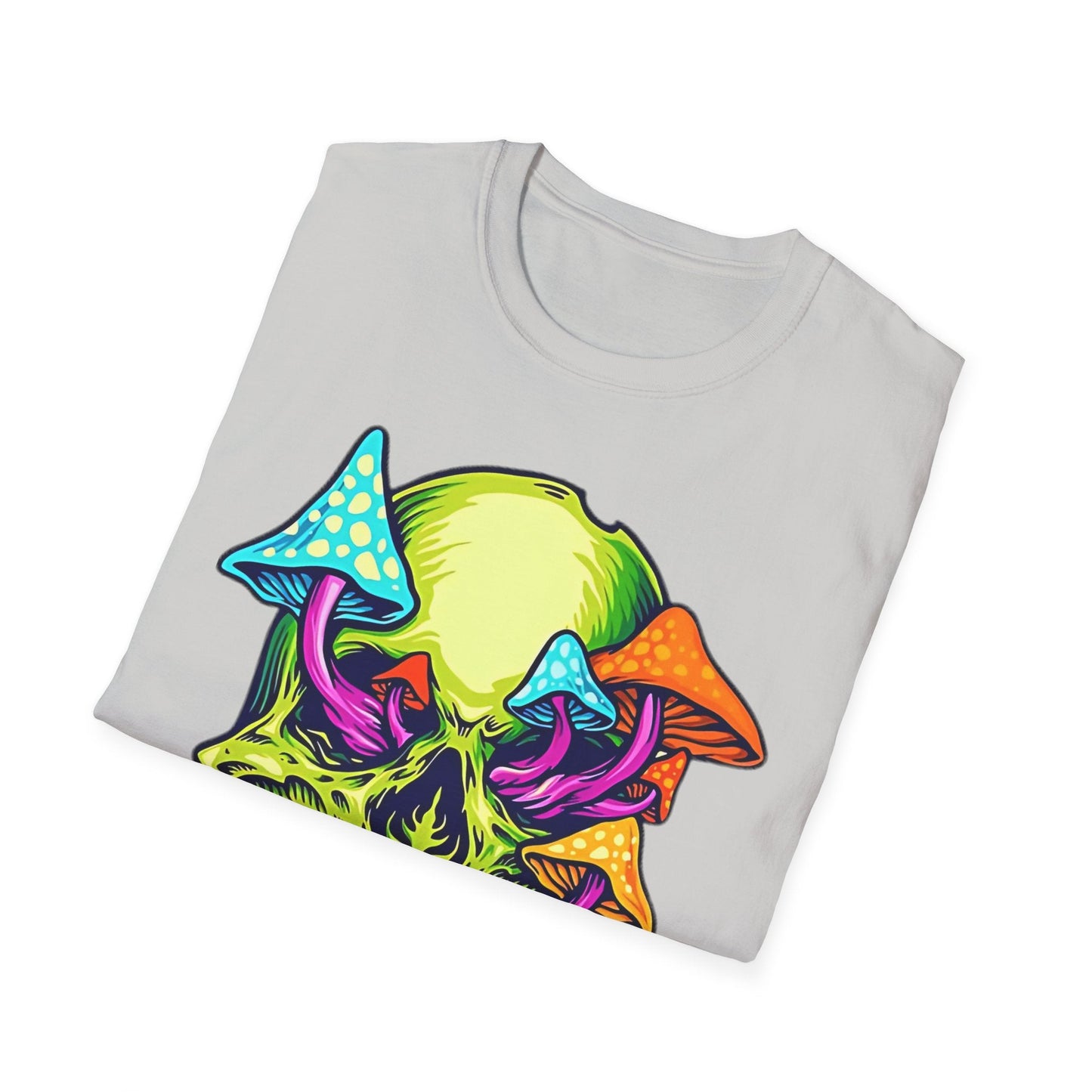 Skull Graphic Unisex Cotton T-shirt with Skeleton Artwork Design 19