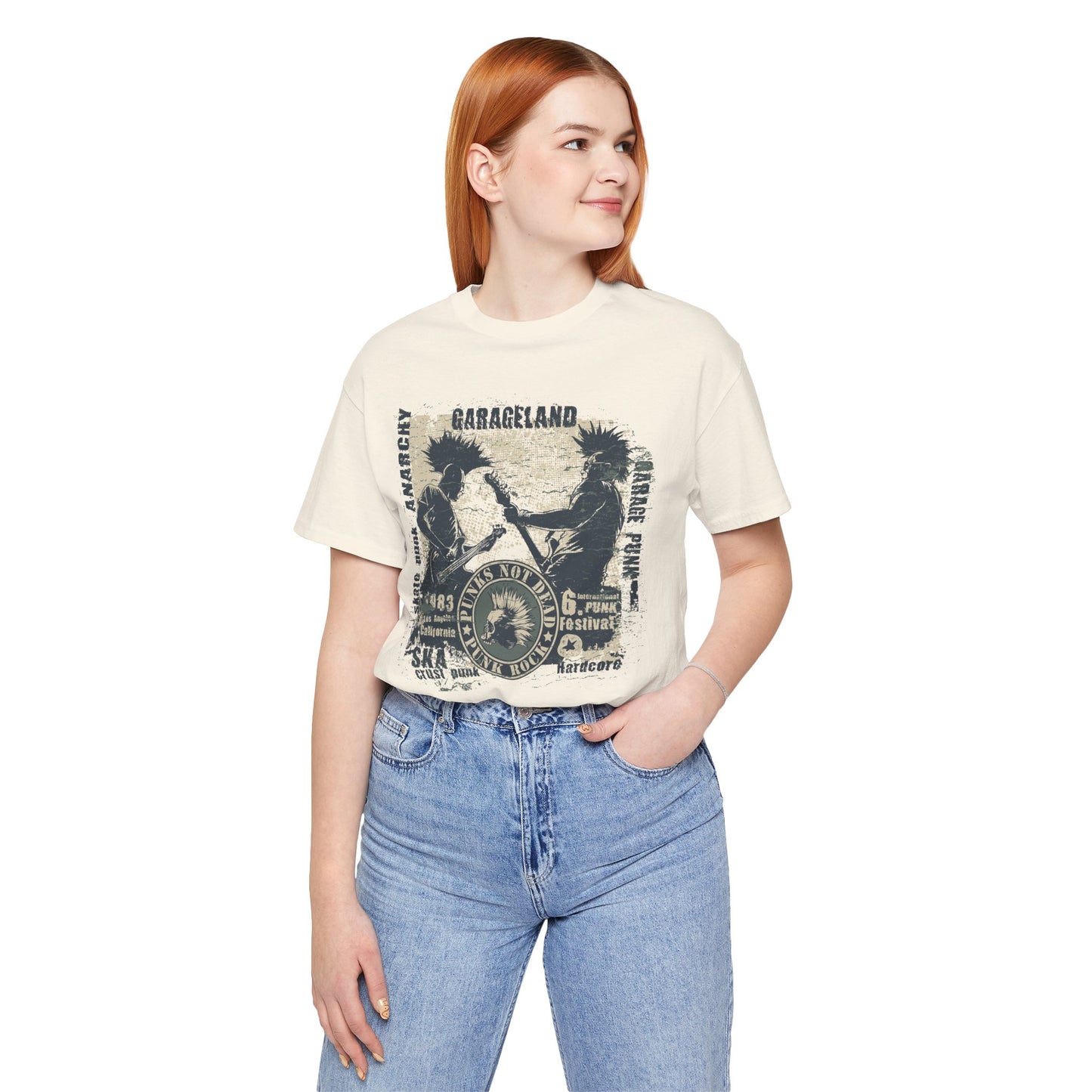 Punk Rock Graphic Tee, Retro Graphic T-Shirt, Artistic Vintage T-Shirt, Vintage Shirt, Retro Tee, Art Design Music Tees