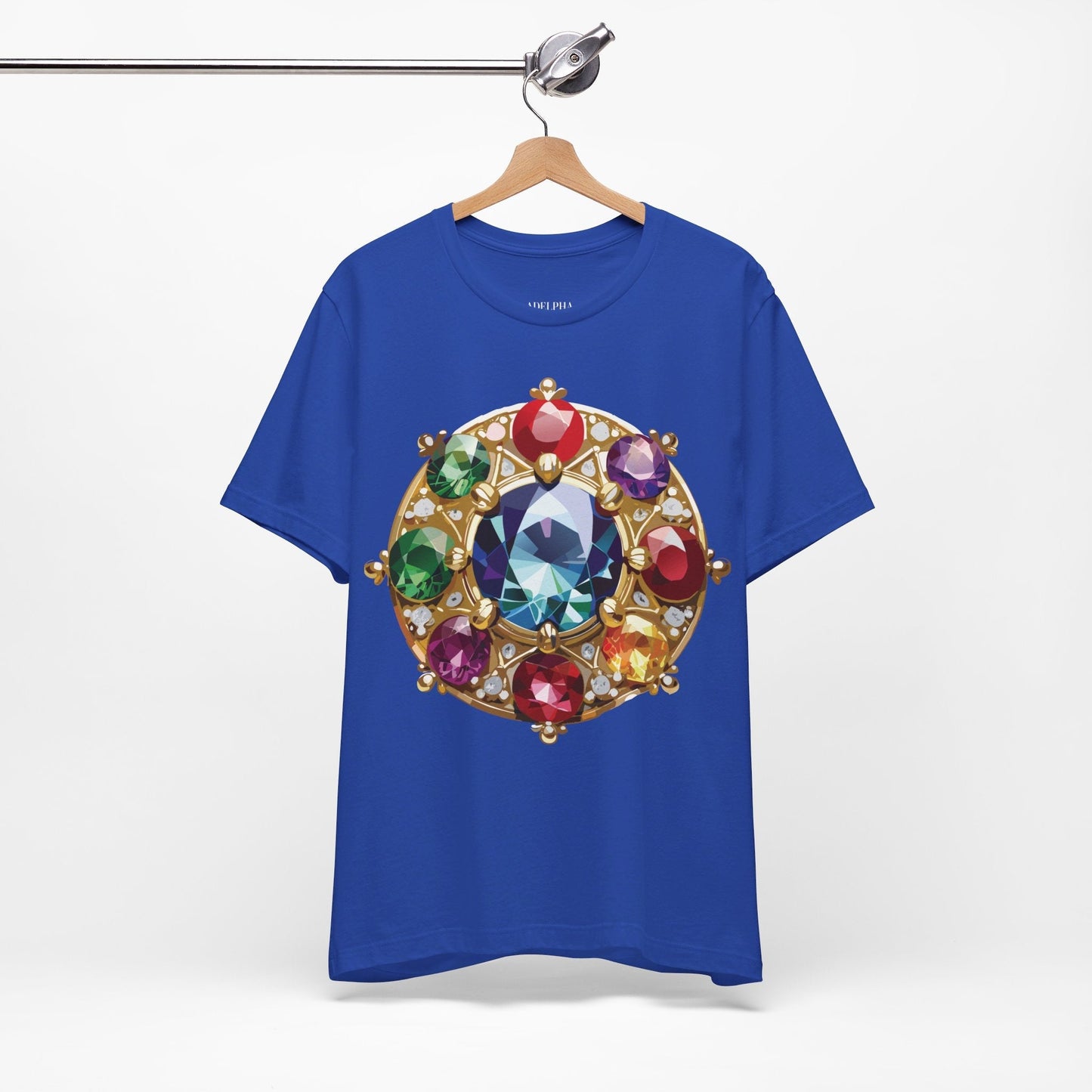 Jewelry Graphic Unisex 100 Cotton Vintage Treasure Art T-Shirt 39