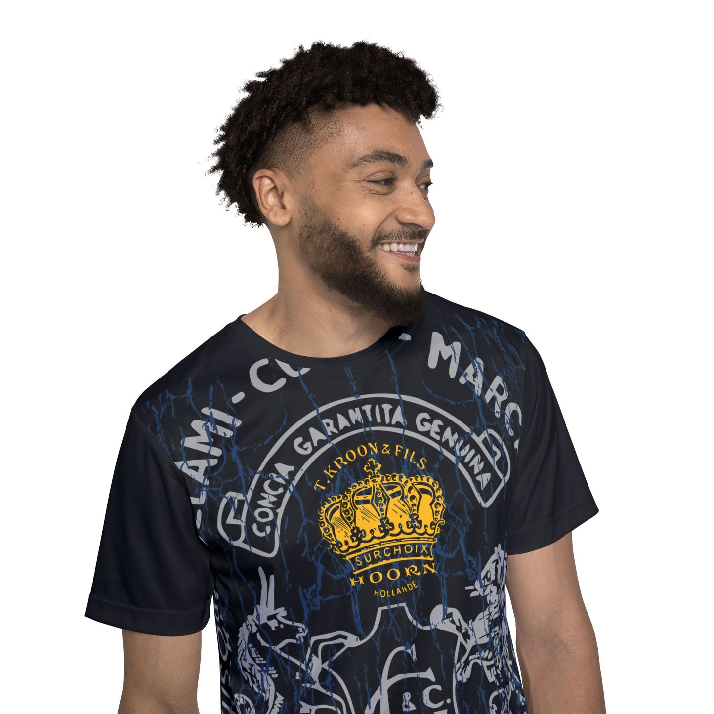 Be15 Fun Graphic T-Shirt, Art Design Poly Shirt, All Over Print Graphic Tee, Funny Print T-Shirt, Funny Cartoon Tee