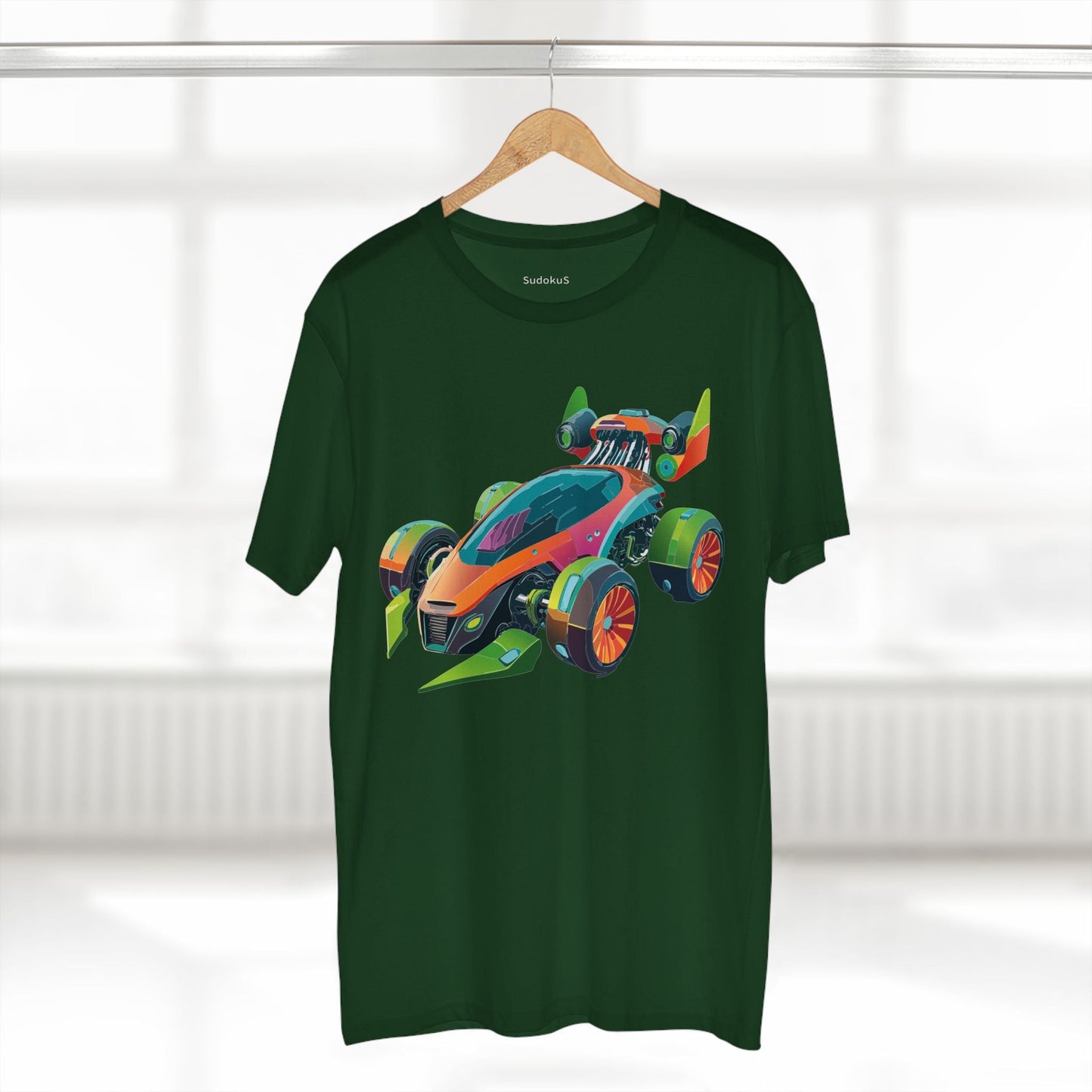 Car Graphic Unisex 100 Cotton Staple Tee 21