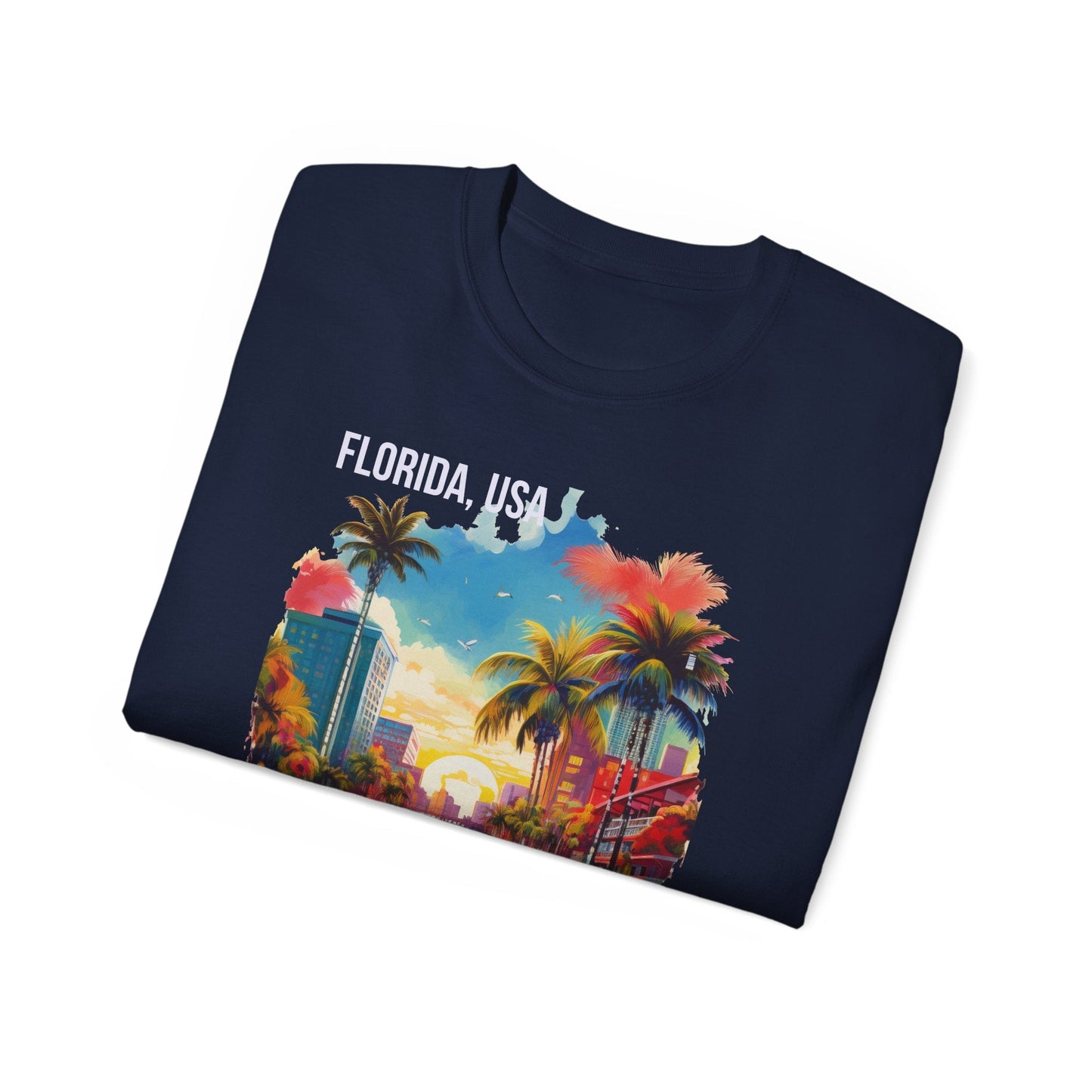 Florida Graphic Unisex Cotton T‑Shirt 1