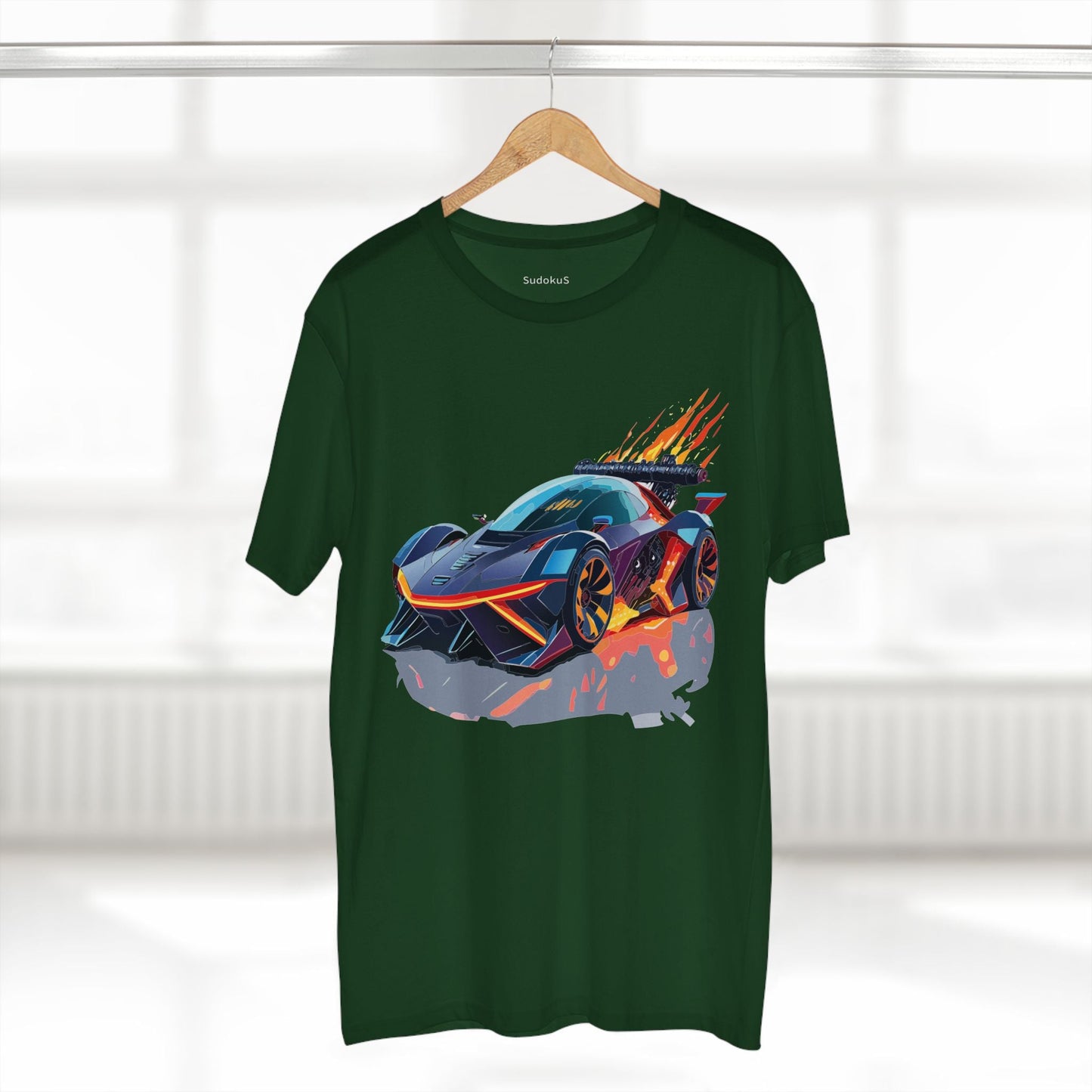Car Graphic Unisex 100 Cotton Staple Tee 19