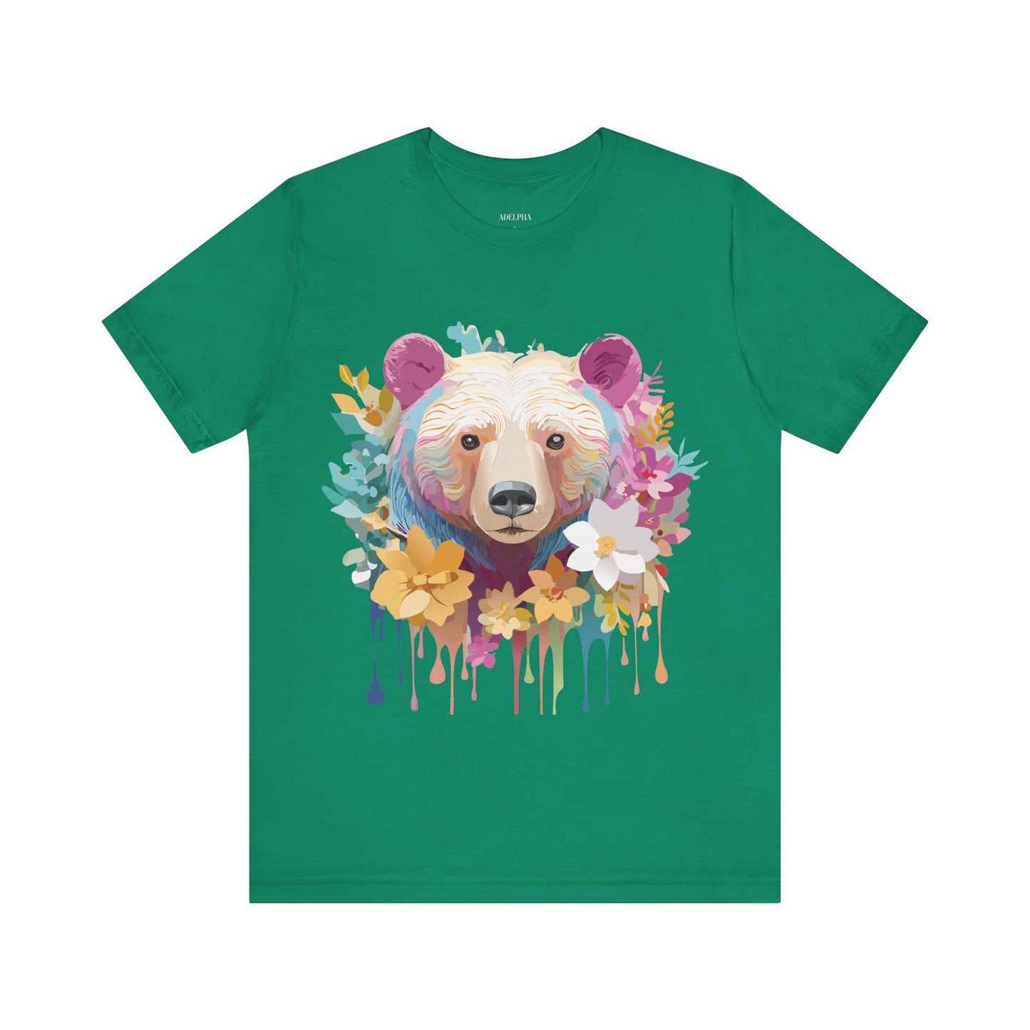 Bear Graphic Tee Unisex Vintage Inspired Artwork Adelpha Premium Collection