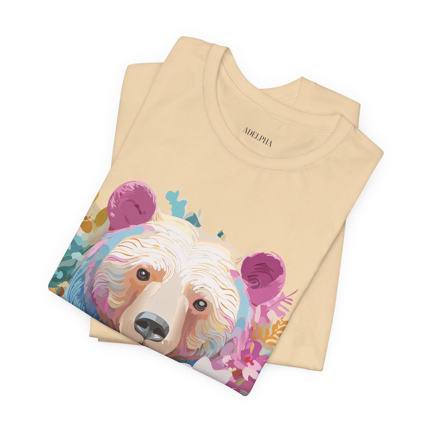 Adelpha Bear Graphic Tee Unisex Short Sleeve Shirt Art Design