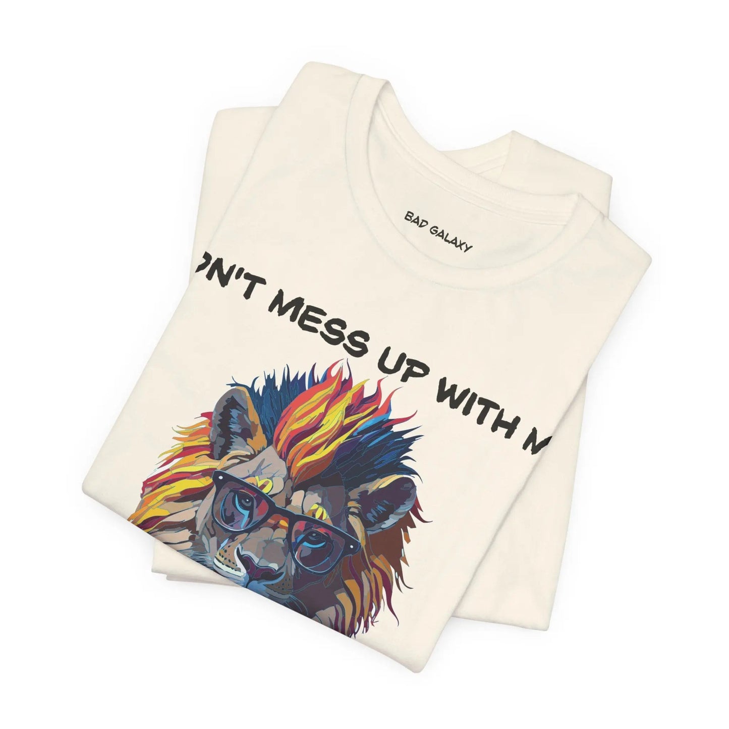 Animal T Shirt From Bad Galaxy Made To Order 100 Percent Cotton Tee Eco Friendly Non Toxic Inks USA