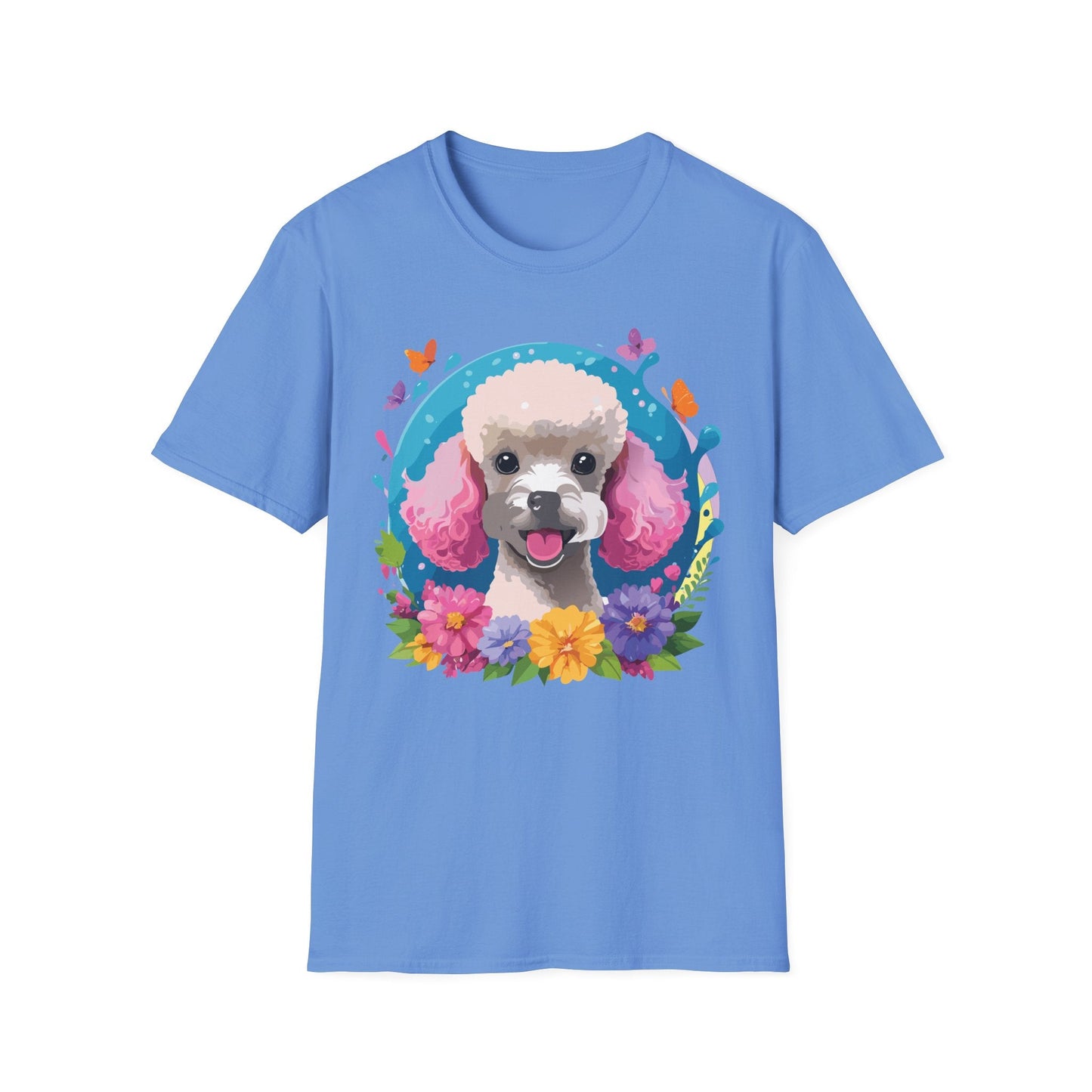 Dog Shirt With Animals Unisex Softstyle Tee 100 Percent Cotton Gildan 64000