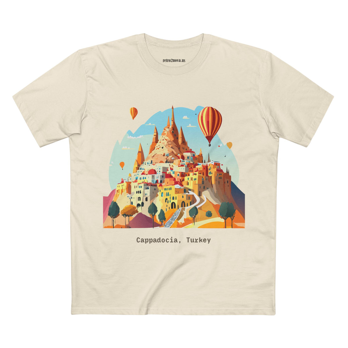 Cappadocia Hot Air Balloons Tee | Turkey Travel Illustration