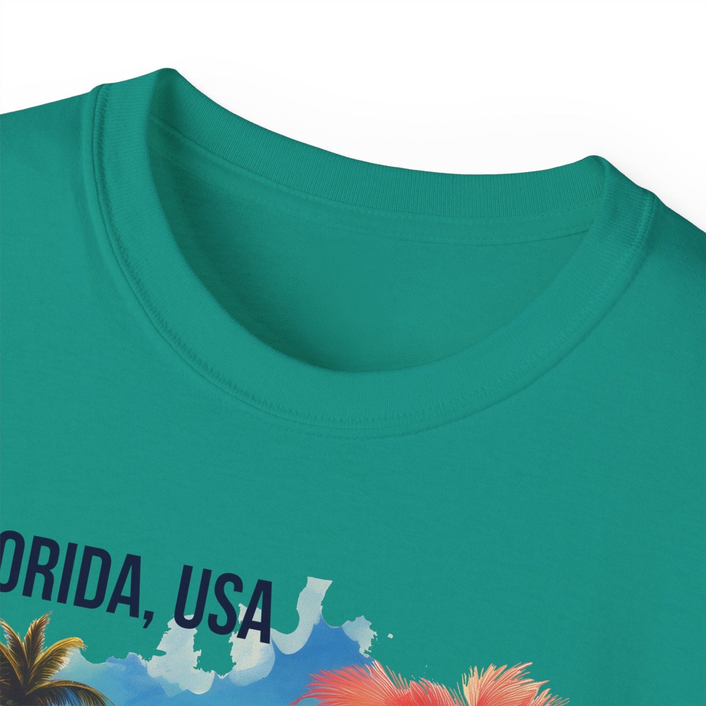 Florida Graphic Unisex Cotton T‑Shirt 1