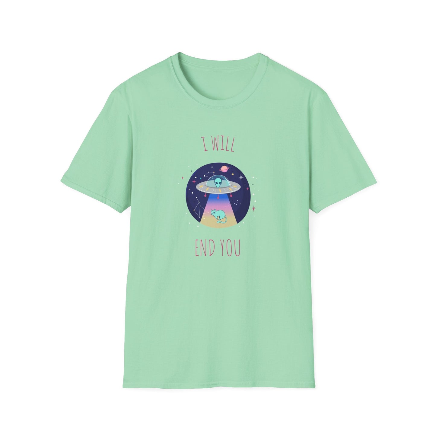 Funny T Shirts UFO Tees Funny Aliens Shirt