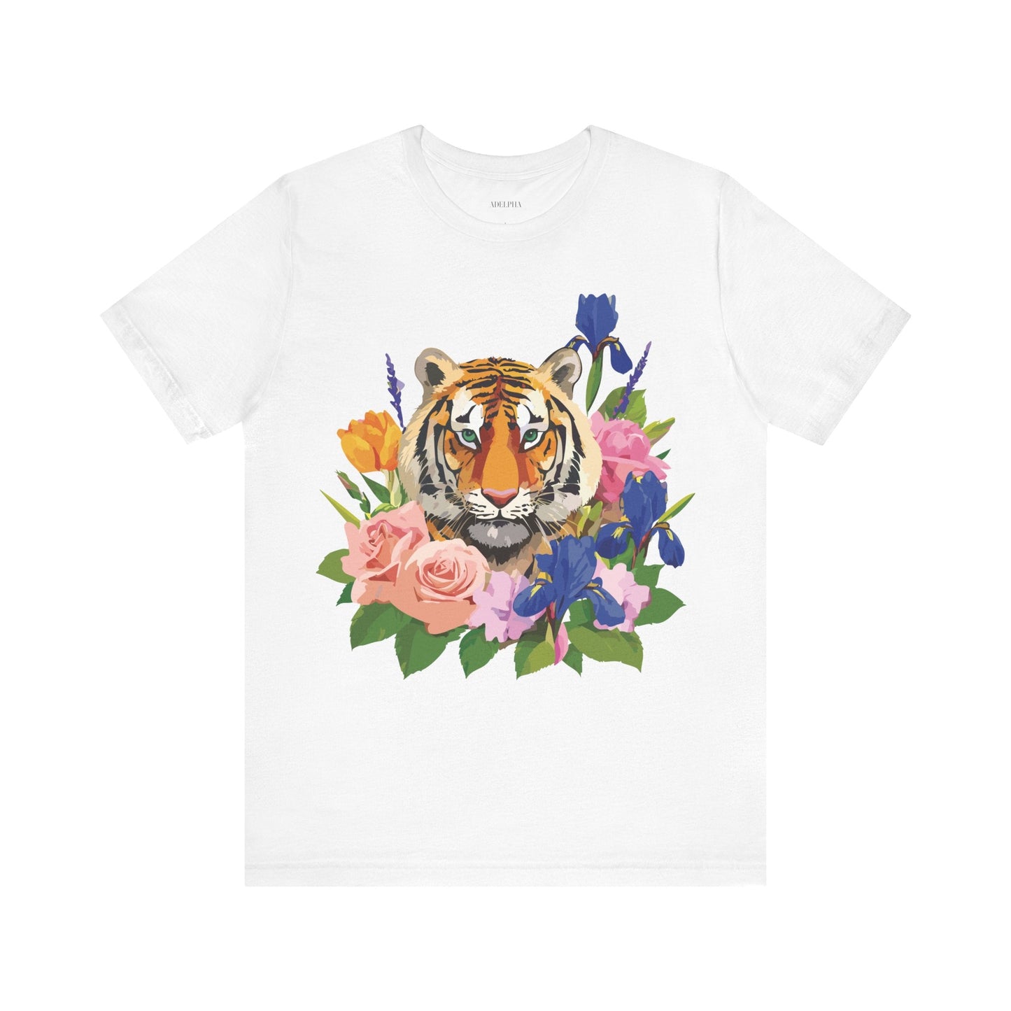 Tiger Graphic T Shirt Unisex Jersey Short Sleeve Art Design Tee Adelpha Vintage Inspired