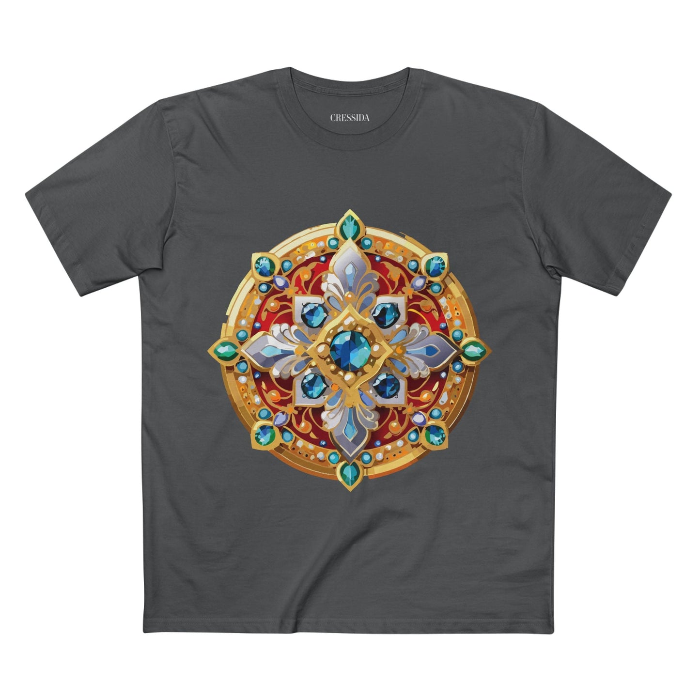 Medallion Graphic T-Shirt Unisex 100 Cotton With Gold Art Design Medal Tee 8