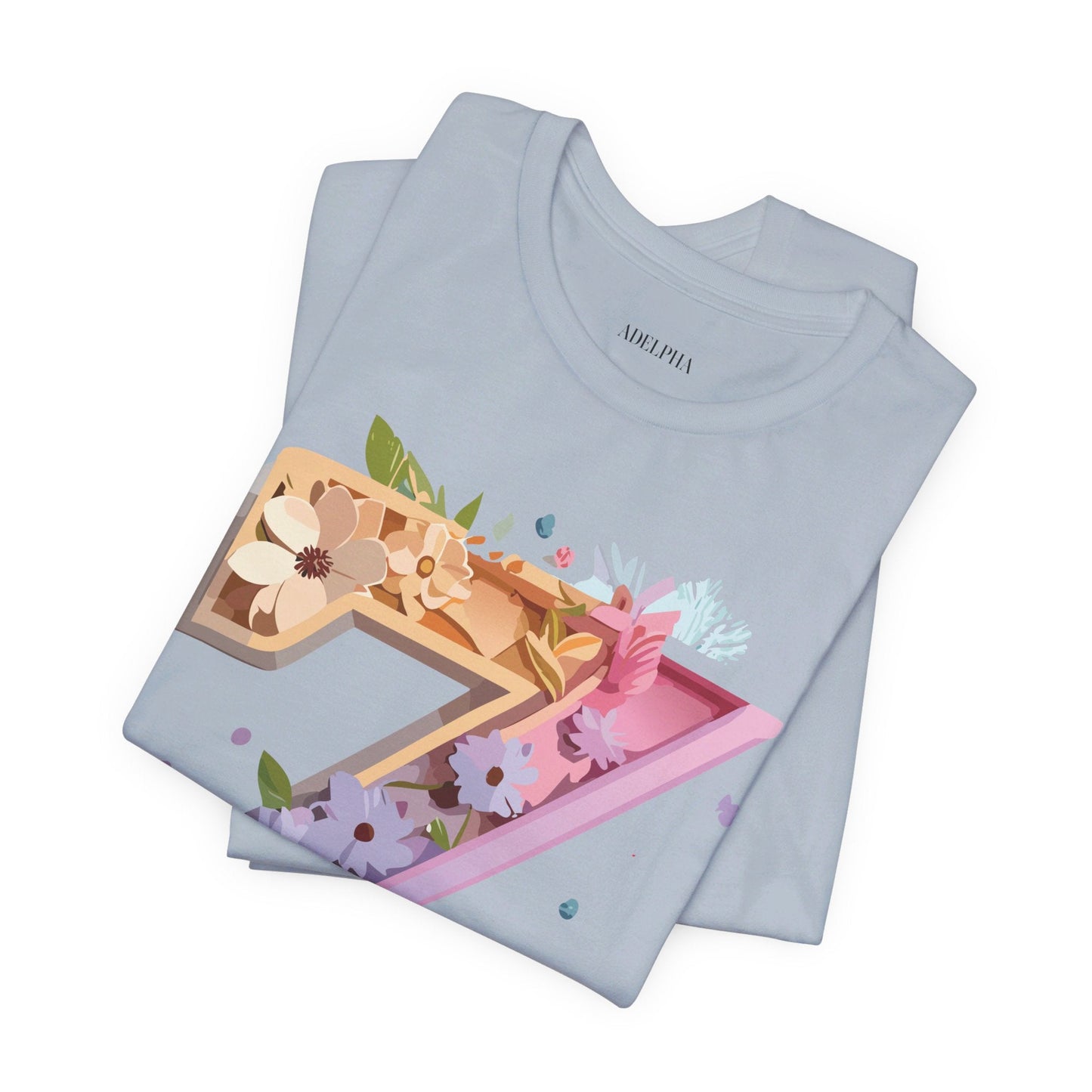 Letter Z Shirt Unisex Graphic Tee By Adelpha Vintage Inspired Jersey Short Sleeve