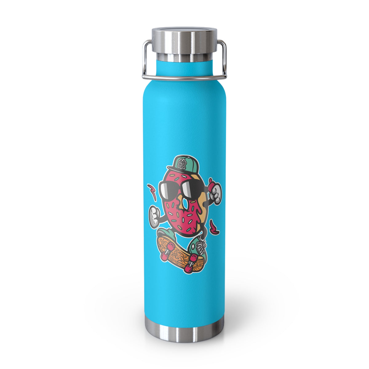 22oz Copper Insulated Water Bottle with Cartoon Design - CV18