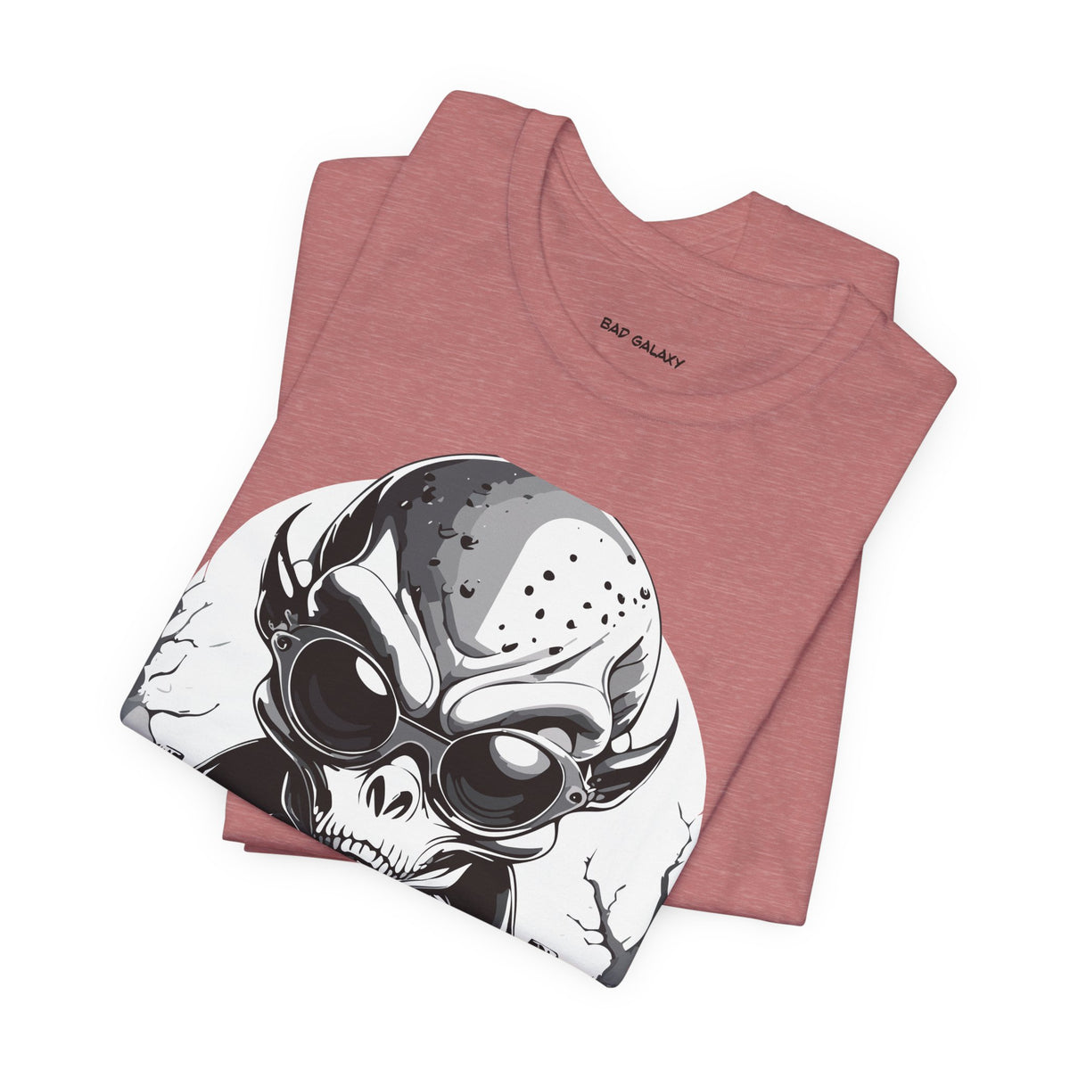 Alien Graphic Unisex Cotton Bella+Canvas Tee with Art Design b63