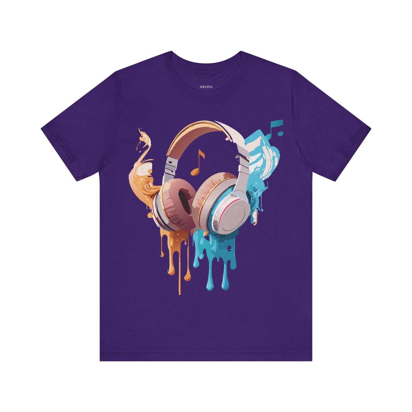Adelpha Music T Shirt Unisex Graphic Tee Vintage Inspired Artwork Short Sleeve Premium