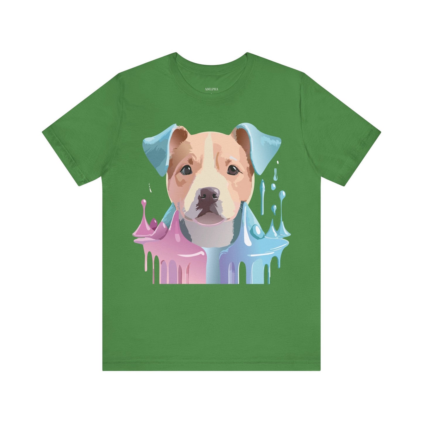 Unisex Dog Graphic Tee With Vintage Inspired Artwork By Adelpha Short Sleeve Shirt