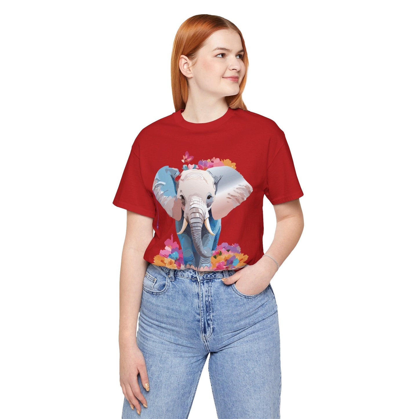 Elephant Graphic Tee Unisex Short Sleeve by Adelpha Premium Vintage Inspired Artwork