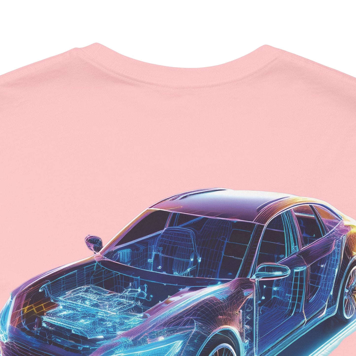 Car Graphic Tee Shirt For Car Lovers Cotton Lightweight Tee Made In Usa Eco Friendly Inks