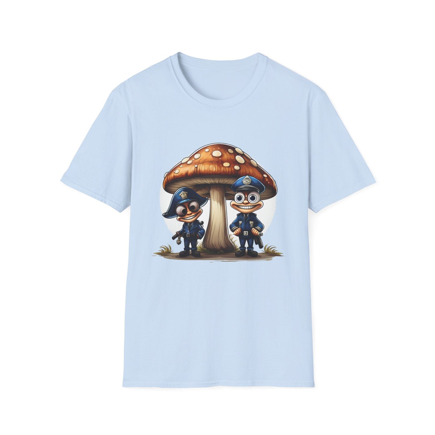 Mashroom Tee Shirt Unisex Funny Mashroom Design Shirt With Fungus Gildan Softstyle 64000