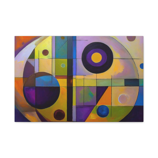 Abstract Oil Painting Print Canvas 24x16 30x20 36x24 48x32 60x40 Bright Latex Inks Horizontal Pine-Wood Inner Frame ABH-16