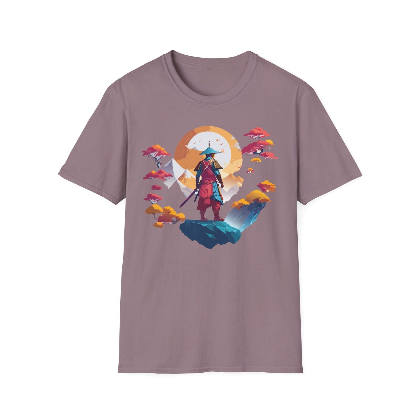 Gildan Softstyle 64000 Samurai T Shirt Unisex Cotton Tee With Samurai Design Relaxed Fit