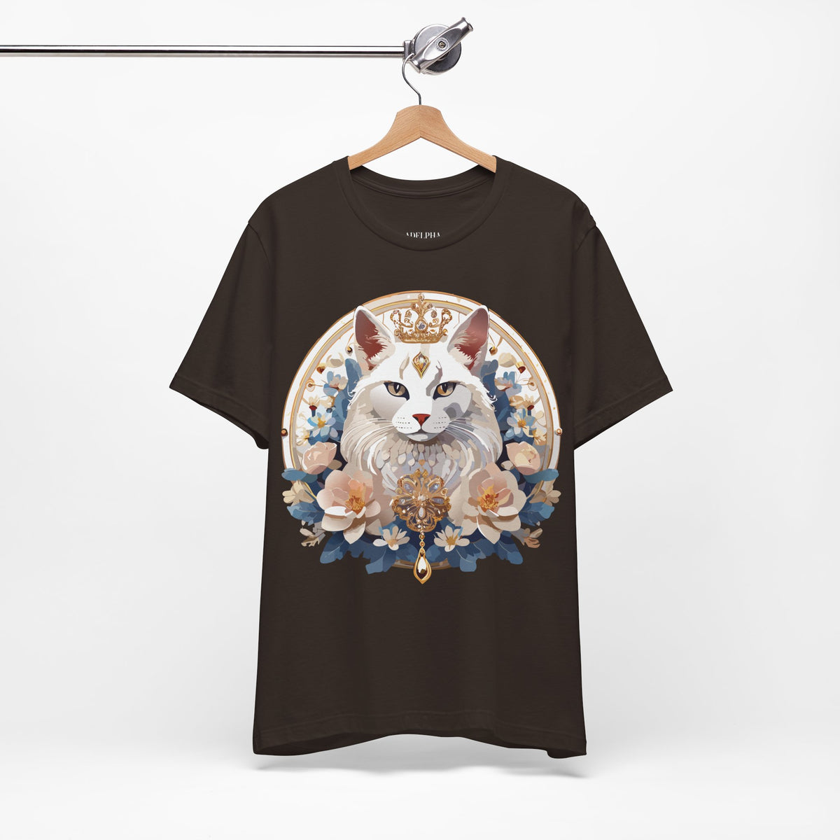 Medallion Graphic Unisex Cotton Bella+Canvas Tee with Art Design d74