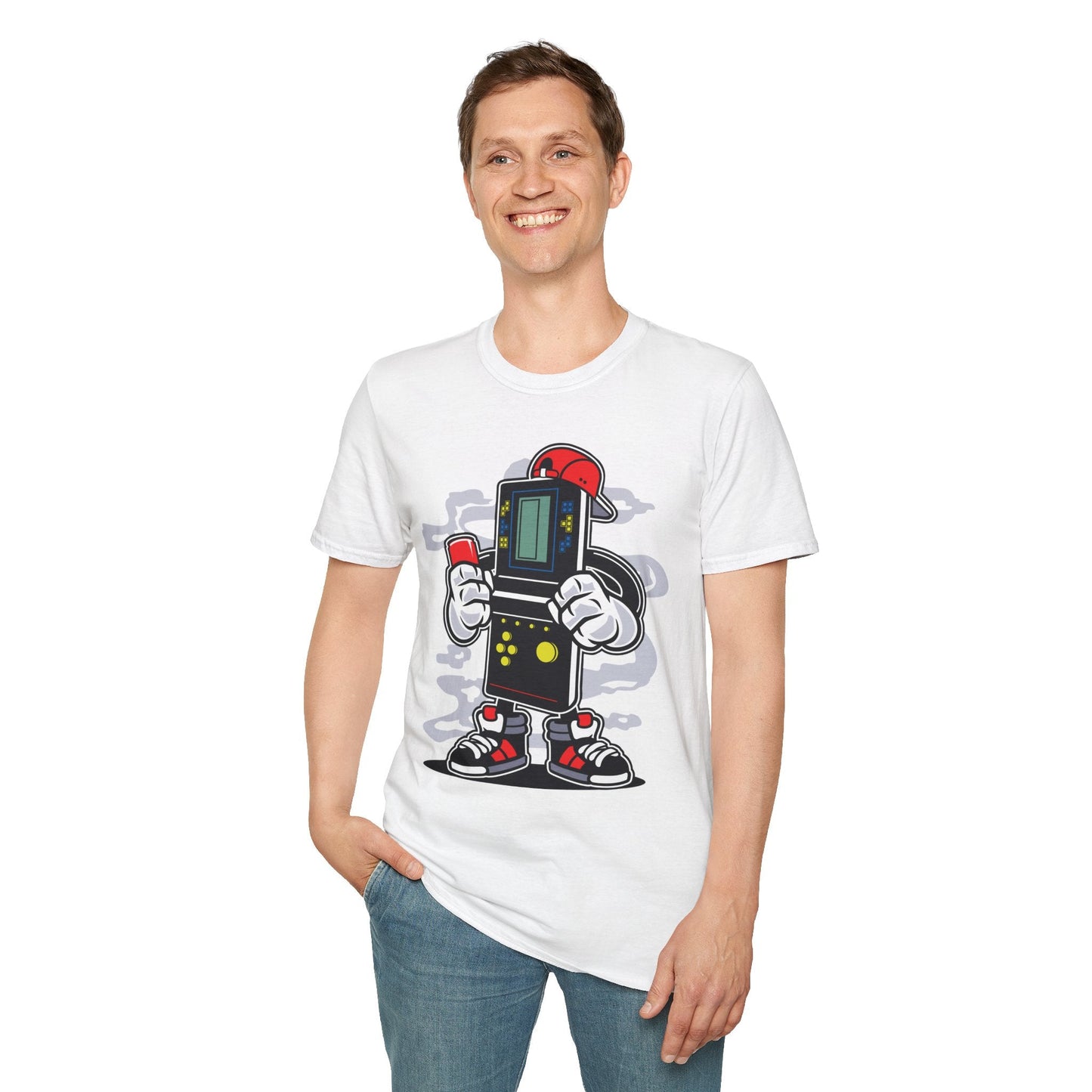 Cartoon T Shirt Animation Funny Unisex Softstyle 100 Percent Ring Spun Cotton Tee