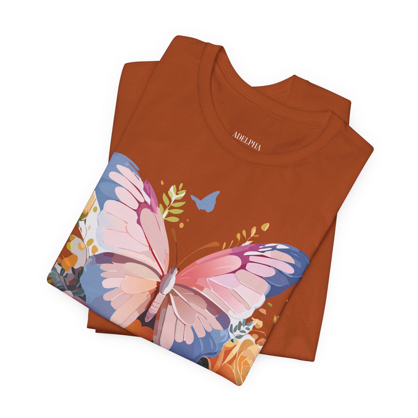 Butterfly Graphic Tee Unisex Short Sleeve Jersey Shirt By Adelpha