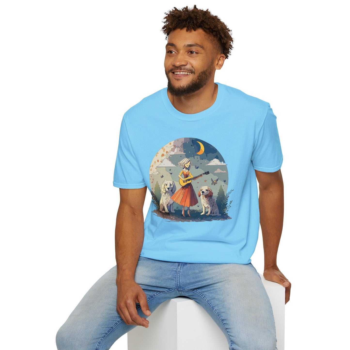 Womens Graphic T Shirts Art Design Tee Softstyle Gildan 64000 100 Percent Cotton