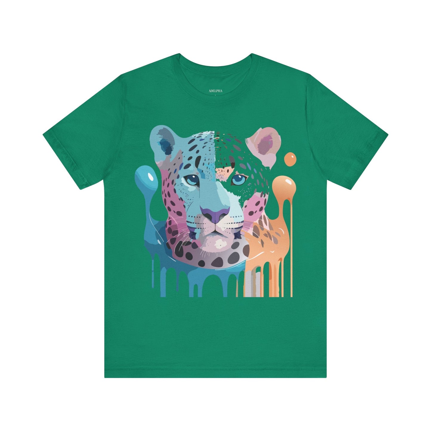 Cheetah Graphic Unisex 100 Cotton Artwork Tee 7