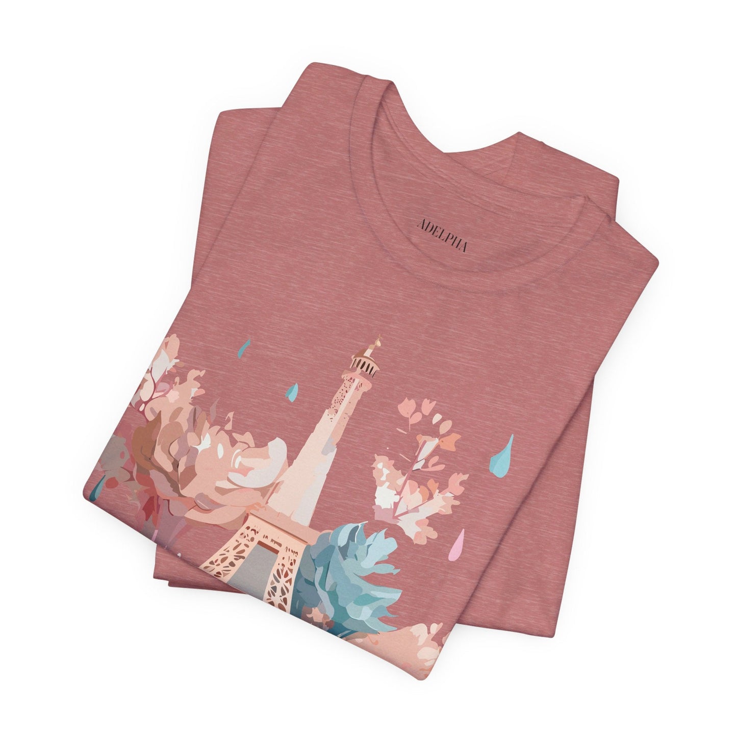 Paris Tourist Shirt Graphic Tee Unisex Vintage Inspired Art Adelpha Premium Quality