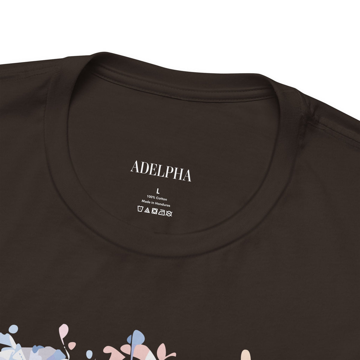 Letter Q Graphic Unisex Cotton Bella+Canvas Tee with Art Letter Design