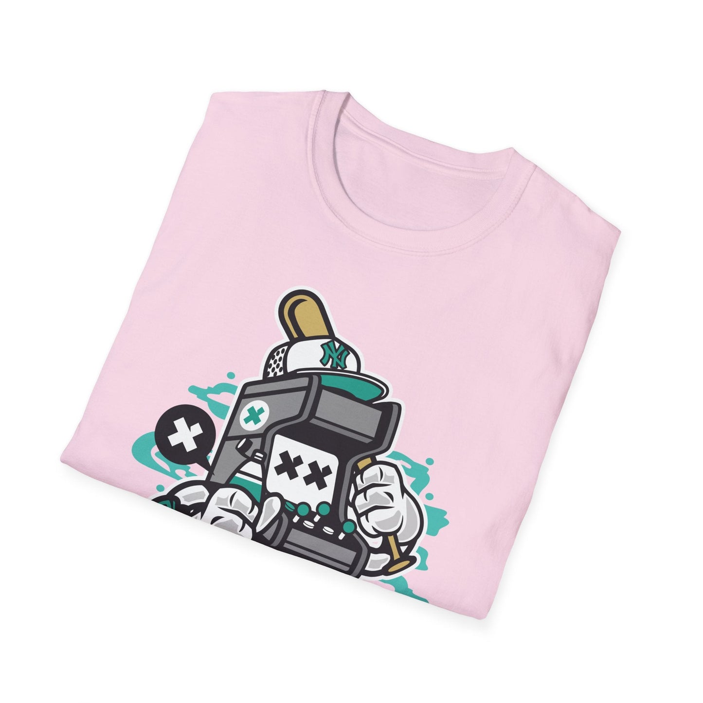 Unisex Gildan Softstyle Cartoon T Shirt Animation Design Funny Tee Ring Spun Cotton