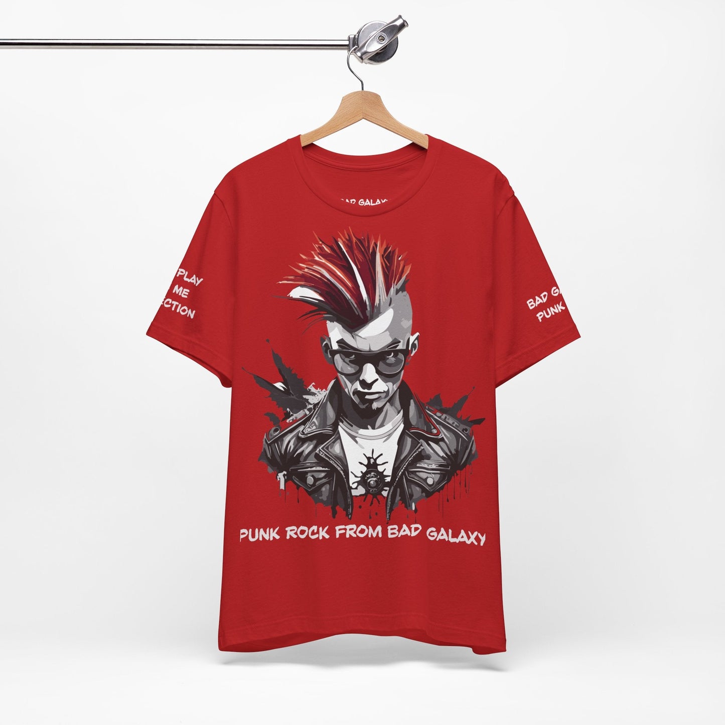 Punk Rock Tee Shirt Made To Order In USA With 100 Percent Cotton And Eco Friendly Inks