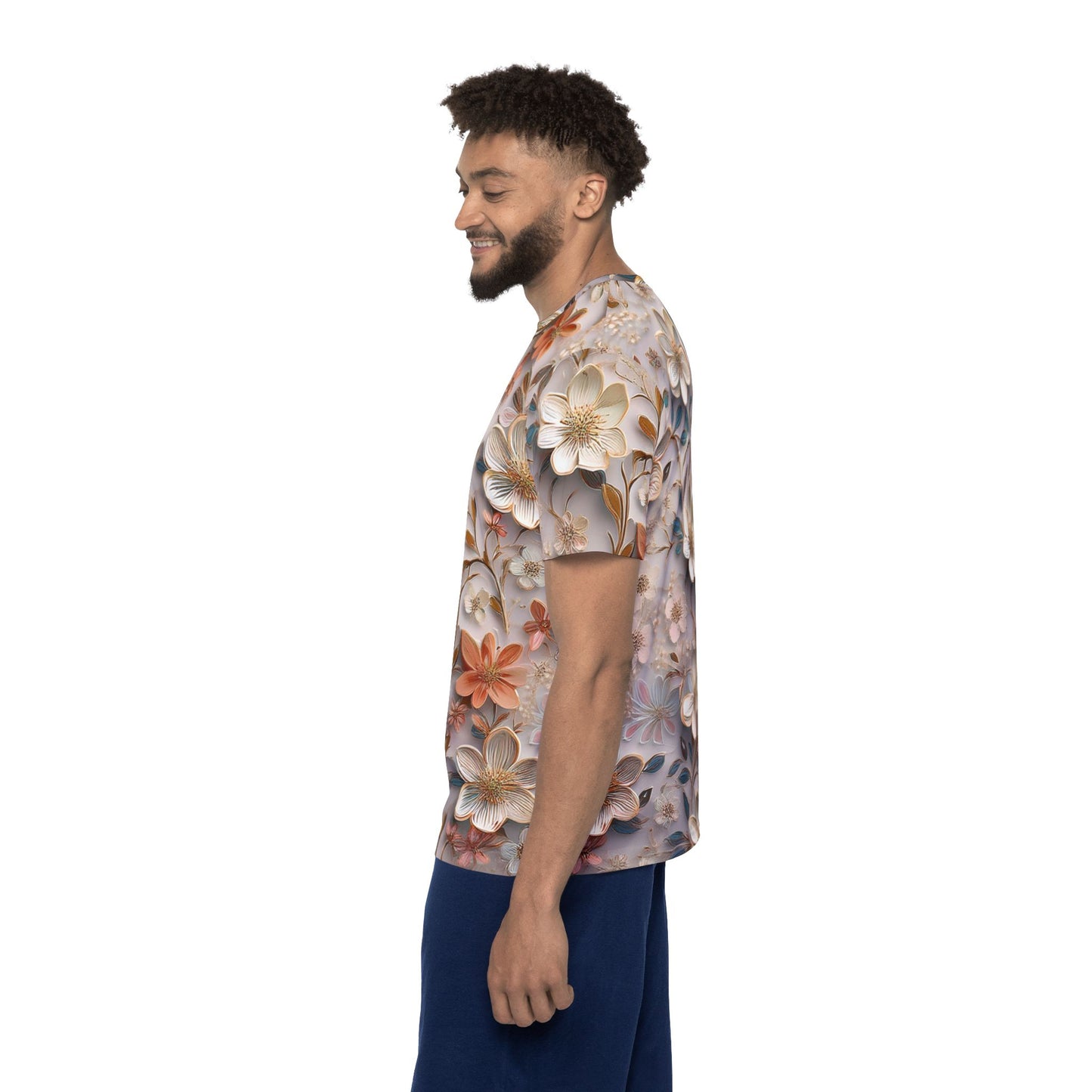 Unisex Floral Shirt, Floral Tee Shirt, Floral T-Shirt, T Shirt with Flowers 13