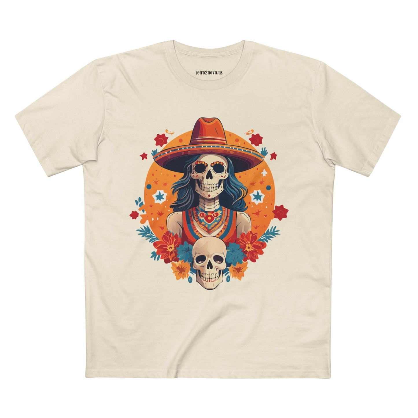 Skull Shirt Unisex Skeleton Tee Premium Cotton With Original Design From Art Collection