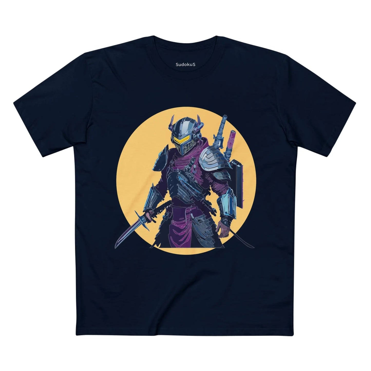 Samurai Graphic Unisex 100 Cotton Staple Tee 1